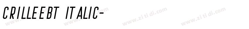 CrilleeBT Italic字体转换 CrilleeBT Italic字体转换